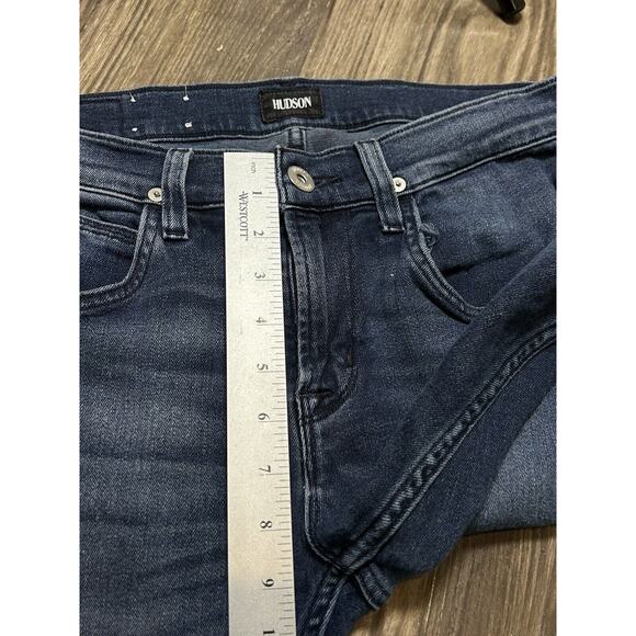 Men’s HUDSON Jeans Byron Straight Dark HYP Wash Denim Button Fly 30x26 -Tailored - Picture 5 of 9